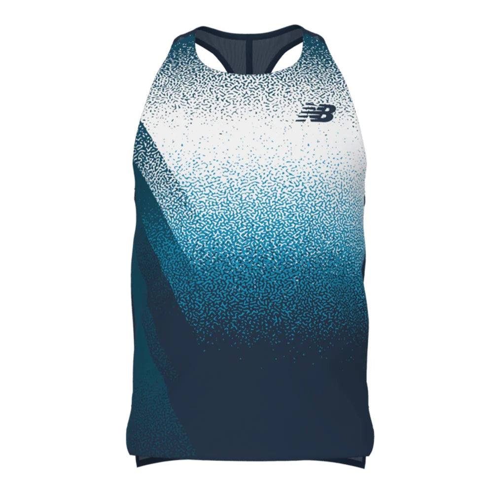 New Balance - Race Day Ultra Light Printed Singlet - Homme