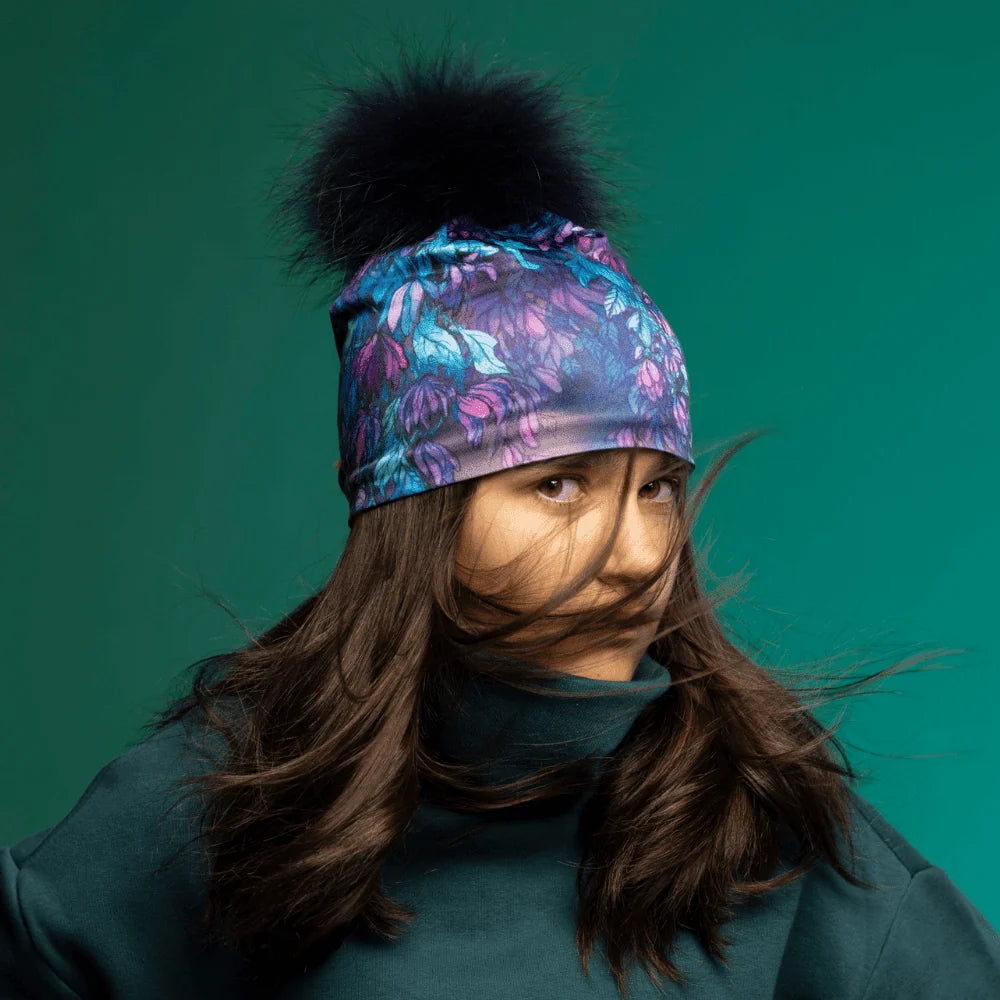 Lalita's - Tuque beanie en Bambou avec Pompon