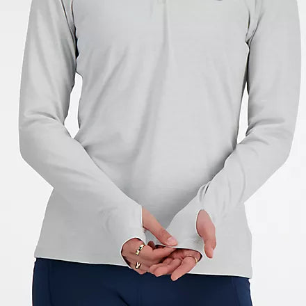 New Balance - Sport Essentials Space Dye Quarter Zip - Femme