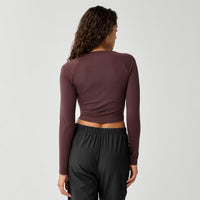 Brooks - Luxe Crop Long Sleeve - Femme