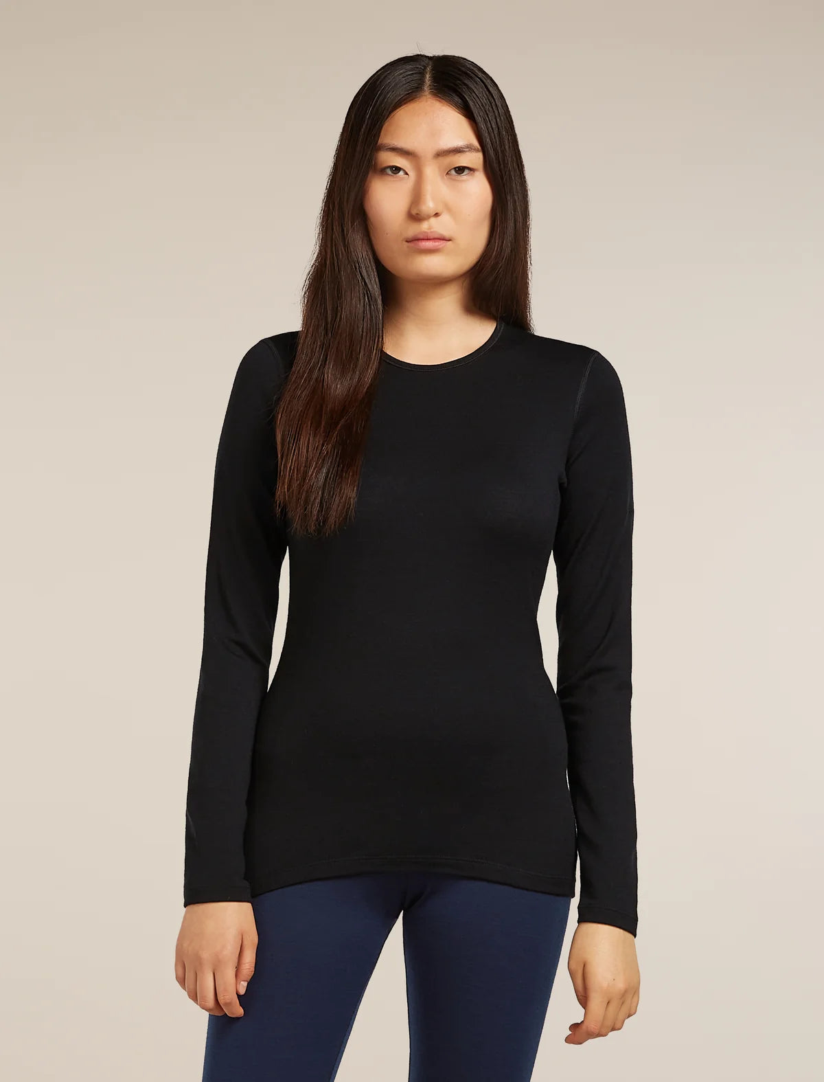 Icebreaker - Merino 260 Tech LS Noir - Femme