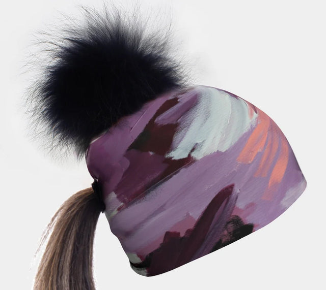 Lalita's - Tuque en Bambou Passe-Couette avec Pompon