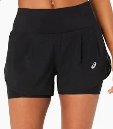 Asics - Short 2 en 1 Road 3,5 po - Femme