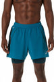 Asics - Short 2 in 1 Road 5 po - Homme