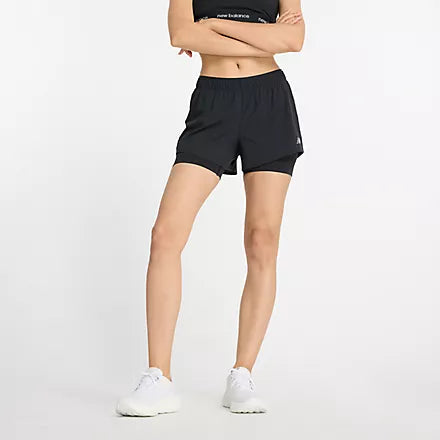 New Balance - RC 2-en-1 Short 3" - Femme
