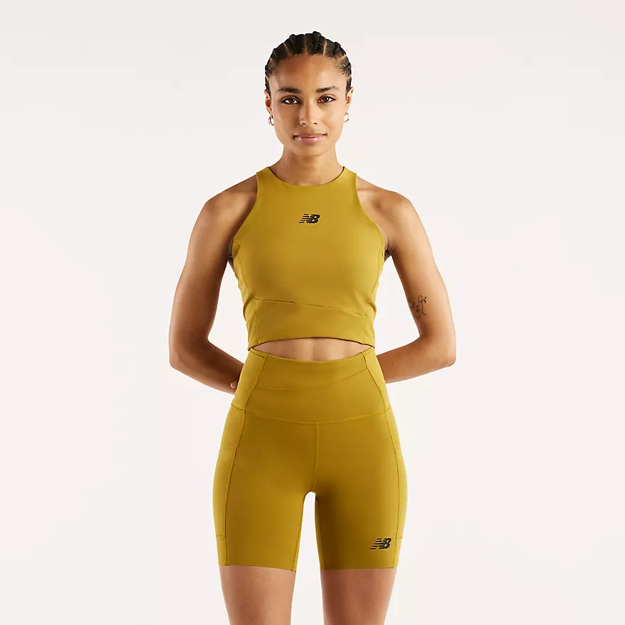 New Balance - RC Elite Storage Crop Tank - Femme