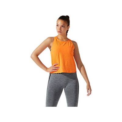 Asics Cropped jacquard tank femme 